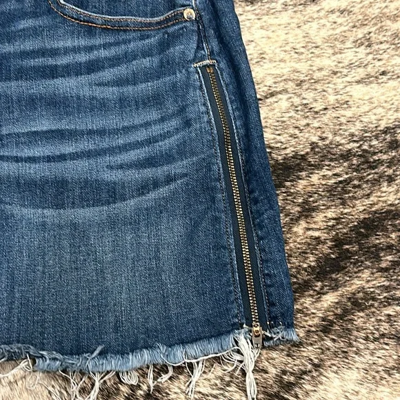 American Eagle High Rise Mini Jean Skirt - Picture 2 of 6